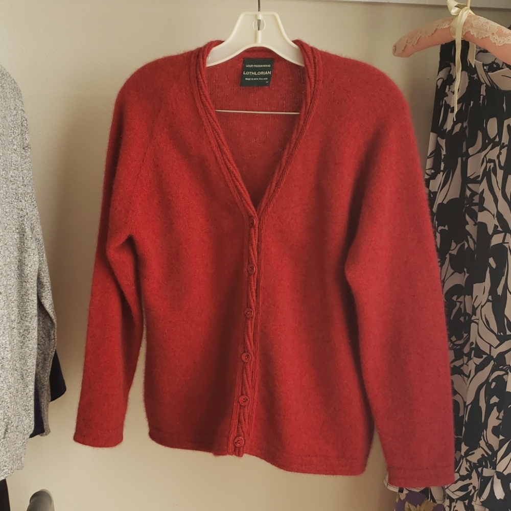 Lothlorian Luxury Possum/Merino Red Sweater